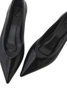 Bayan Siyah Kısa Topuklu Ayakkabı