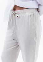 Keten Pantolon ve Keten Oversize Gömlek Kombini