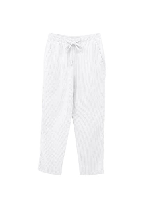 Keten Pantolon ve Keten Oversize Gömlek Kombini