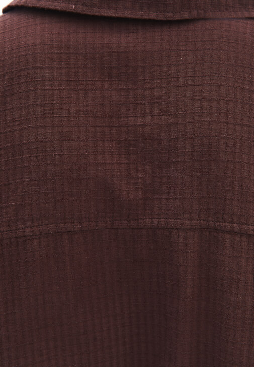 Keten Gömlek ve Carrot-Fit Pantolon Kombini