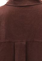 Düğmeli Keten Gömlek ve Pantolon Kombini