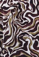 Bayan Çok Renkli Keten Karışımlı Bağcıklı Elbise