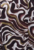 Bayan Çok Renkli Keten Karışımlı Uzun Elbise