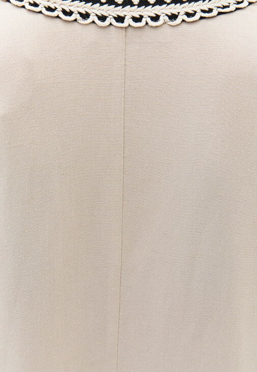 Keten Kimono ve Bootcut Pantolon Kombini