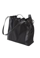 Bayan Siyah Büzgülü Kol Çantası