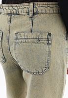 Women Sand Beige Mid Rise Baggy Fit Pants