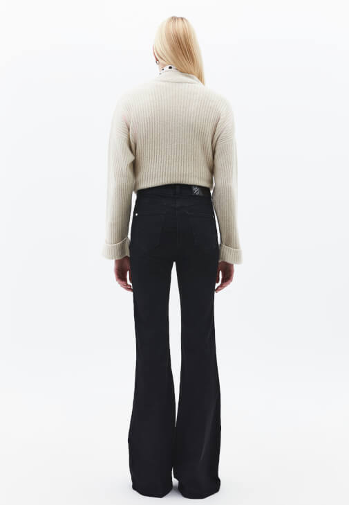 Ultra Yüksek Bel Flare Pantolon - Görsel 4
