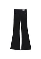 Bayan Siyah Ultra Yüksek Bel Flare Pantolon