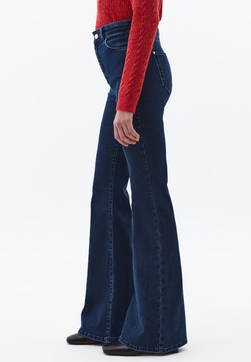 Ultra Yüksek Bel Flare Pantolon - Görsel 2