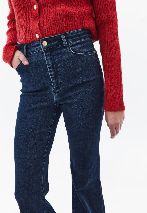 Ultra Yüksek Bel Flare Pantolon - Görsel 3