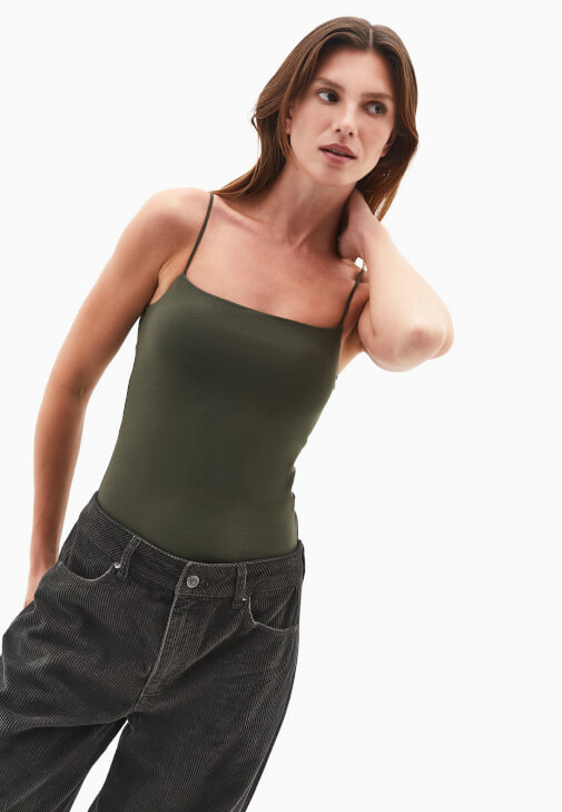 Haki Modal Askılı Atlet