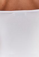 Women White Modal Strappy Tank Top