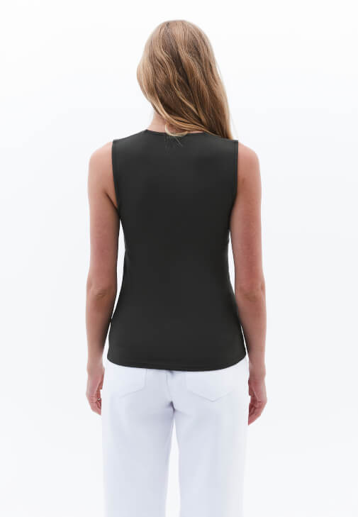 Modal Atlet ve Yüksek Bel Pantolon Kombini