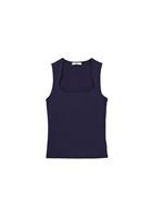 Bayan Lacivert Modal Kare Yaka Atlet