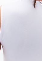 Bayan Beyaz Modal Kare Yaka Atlet