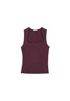 Bayan Bordo Modal Kare Yaka Atlet