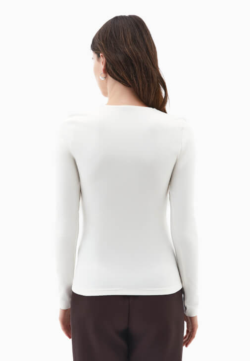 Modal Tişört ve Bootcut Pantolon Kombini