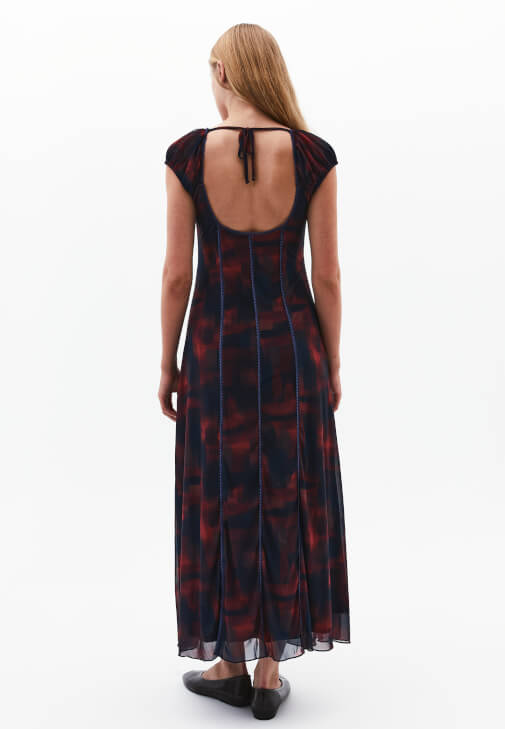 Bağlamalı Elbise ve Babet Kombini