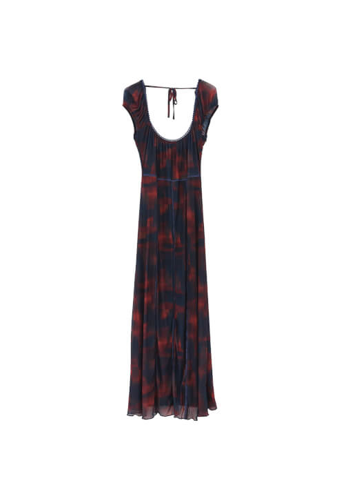 Bağlamalı Elbise ve Babet Kombini