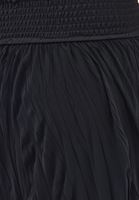 Bayan Siyah Yüksek Bel Midi Etek