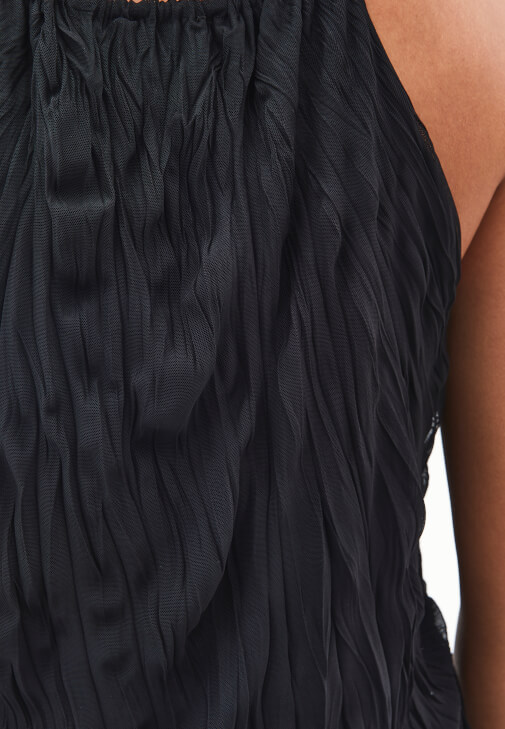 Bağlamalı Bluz ve Midi Etek Kombini