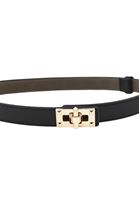 Bayan Siyah Tokalı Kemer