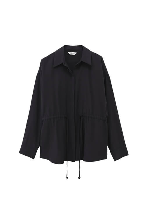 Bağcıklı Oversize Gömlek ve Pantolon Kombini