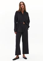Bayan Siyah Modal Straight-Fit Pantolon