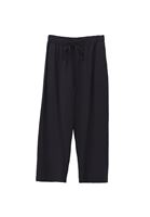 Bayan Siyah Modal Straight-Fit Pantolon