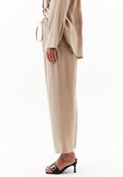 Bayan Bej Modal Straight-Fit Pantolon