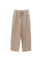 Bayan Bej Modal Straight-Fit Pantolon