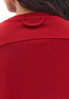 Bayan Kırmızı Modal Crop Sweatshirt