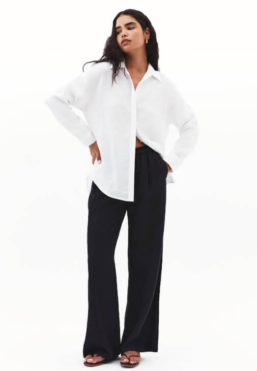 Modal Gömlek ve Modal Pantolon Kombini