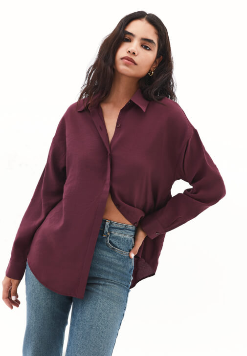  Modal Oversize Gömlek