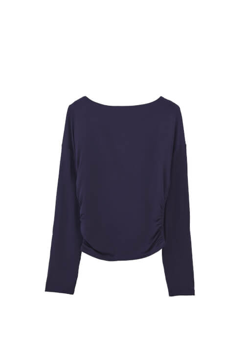 Büzgülü Modal Tişört ve Pantolon Kombini