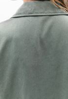 Bayan Yeşil Cepli Oversize Gömlek ( TENCEL™ )