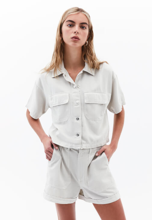  Cepli Oversize Gömlek ( TENCEL™ )