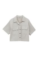 Oversize Tencel Gömlek ve Şort Kombini