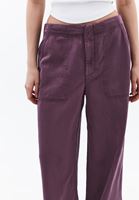 Bayan Mor Orta Bel Wide-Leg Pantolon ( TENCEL™ ) 