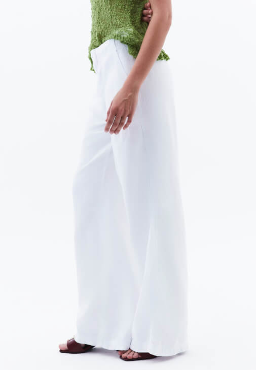 Bol Paça Pantolon ve Crop Atlet Kombini