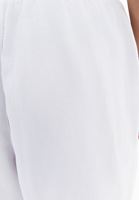 Bayan Beyaz Ultra Yüksek Bel Baggy-Fit Pantolon ( TENCEL™ )