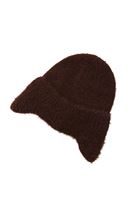 Bayan Kahverengi Kulak Korumalı Bere