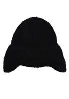 Bayan Siyah Kulak Korumalı Bere