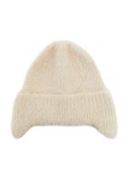 Bayan Krem Kulak Korumalı Bere