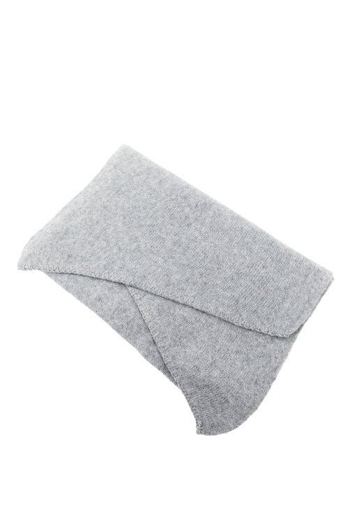 Gri Yumuşak Dokulu Şal