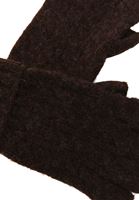 Bayan Kahverengi Kısa Örgü Eldiven