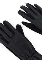 Bayan Siyah Vegan Deri Detaylı Eldiven