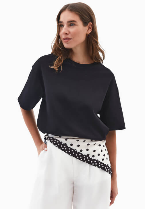 Çok Renkli Puantiyeli Fular