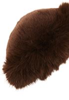 Bayan Kahverengi Peluş Bere