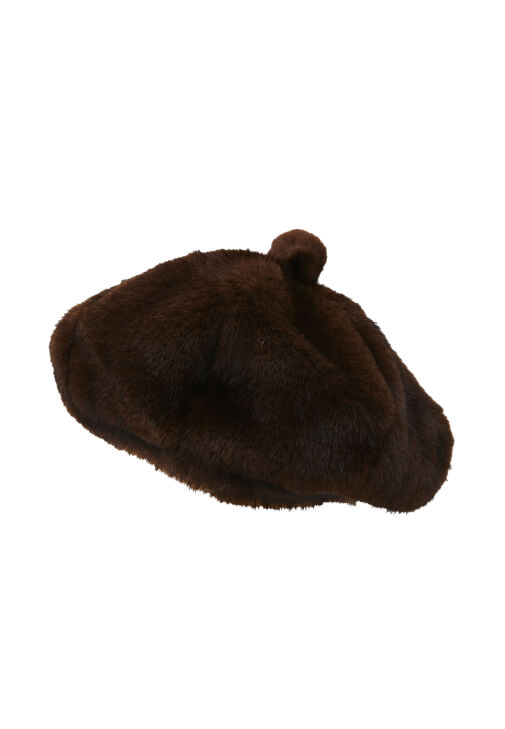 Kahverengi Peluş Bere